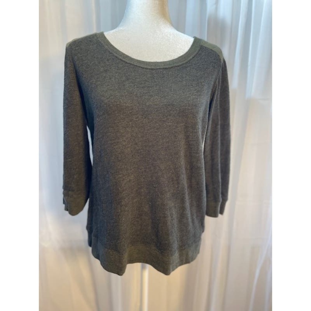 Express Size Medium Women'sβ Gray Sweater Dark 100% Cotton